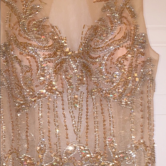 COPY - Swarovski crystal evening gown size 4 - Picture 6 of 16